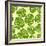 Seamless Tropical Pattern with Stylized Monstera Leaves-incomible-Framed Art Print