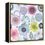 Seamless Watercolor Abstraction Floral Pattern in Vintage Style.-Nikiparonak-Framed Stretched Canvas