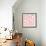 Seamless White Floral Pattern on Pink. Vector Illustration.-Naddiya-Framed Art Print displayed on a wall