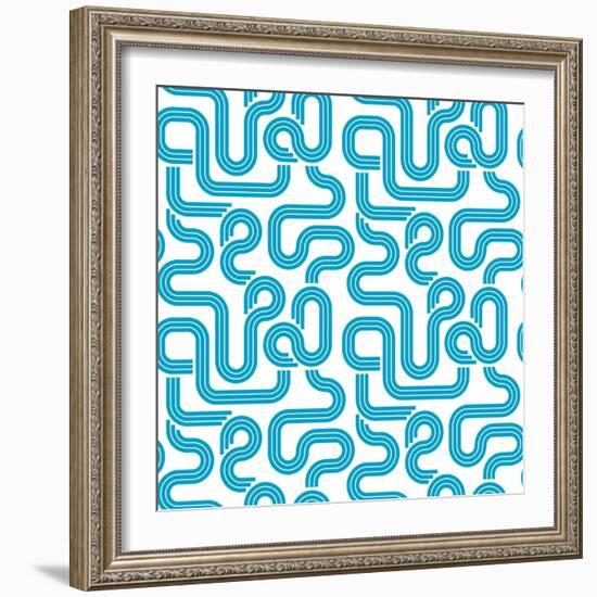 Seamless-aggressor-Framed Art Print