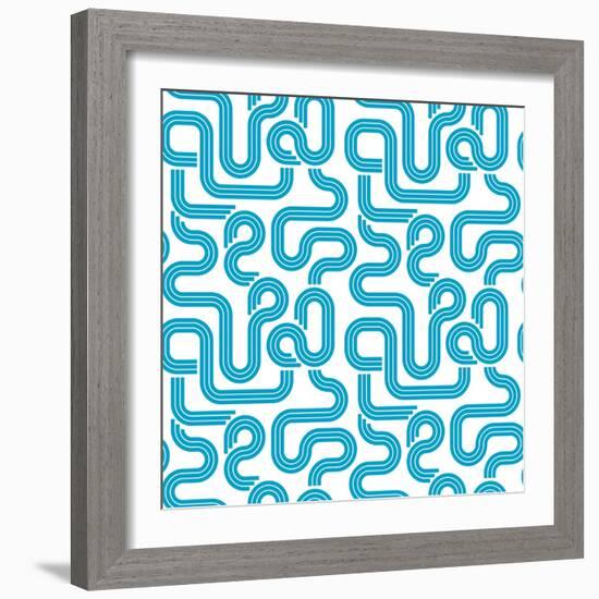 Seamless-aggressor-Framed Art Print