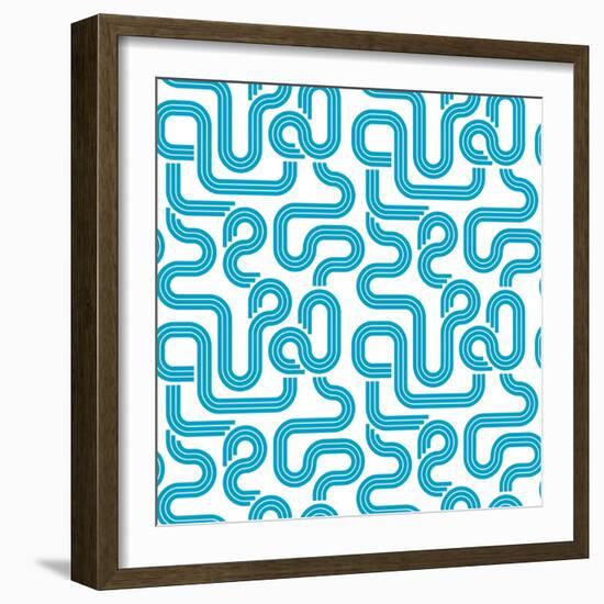 Seamless-aggressor-Framed Art Print