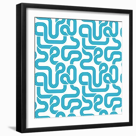 Seamless-aggressor-Framed Art Print