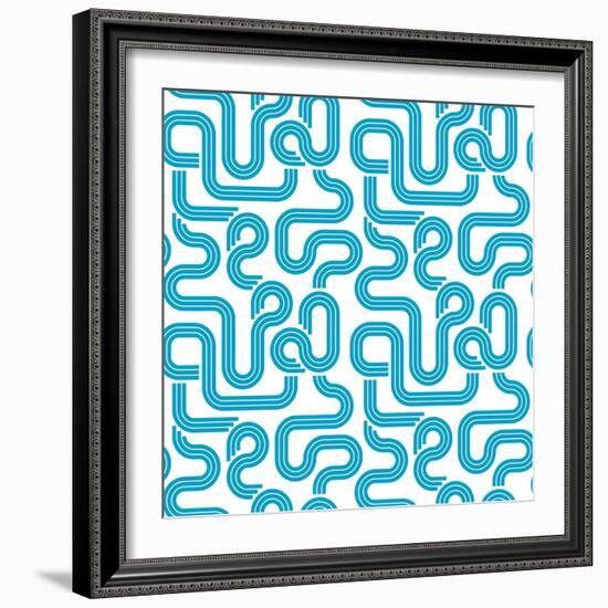 Seamless-aggressor-Framed Art Print