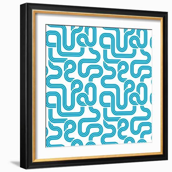 Seamless-aggressor-Framed Art Print