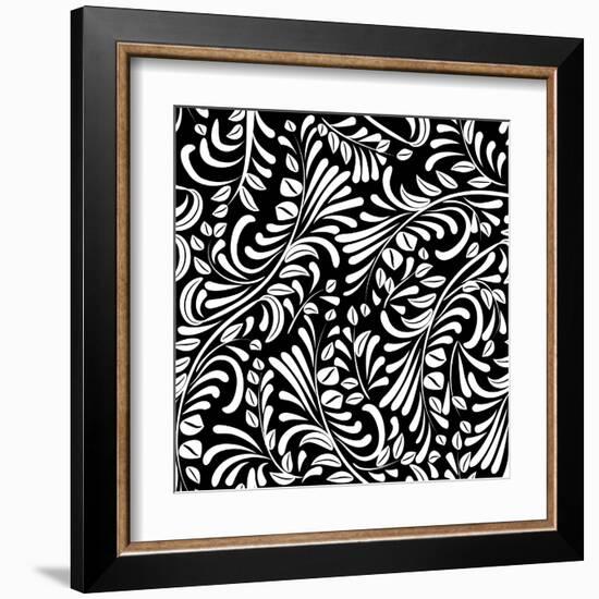 Seamless-null-Framed Art Print