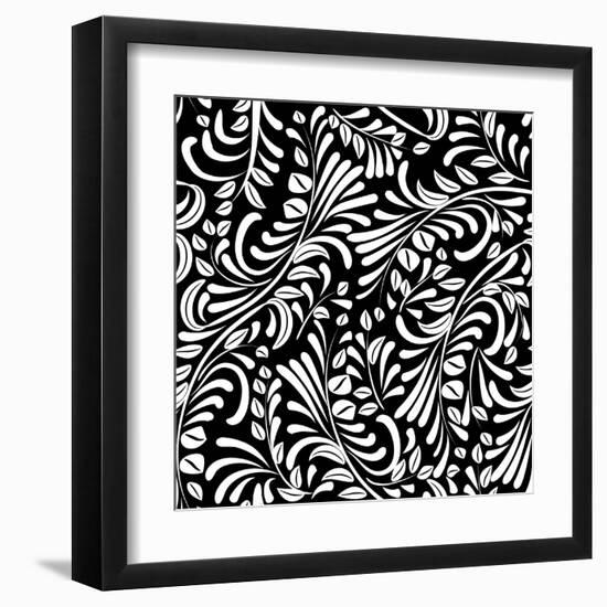 Seamless-null-Framed Art Print