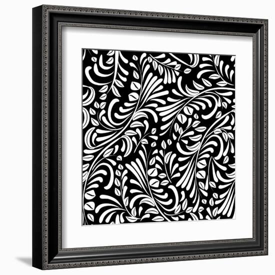 Seamless-null-Framed Art Print