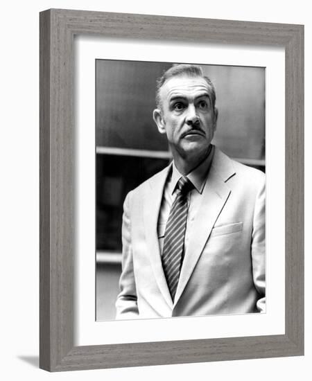 Sean Connery in Film Cuba-Associated Newspapers-Framed Photo