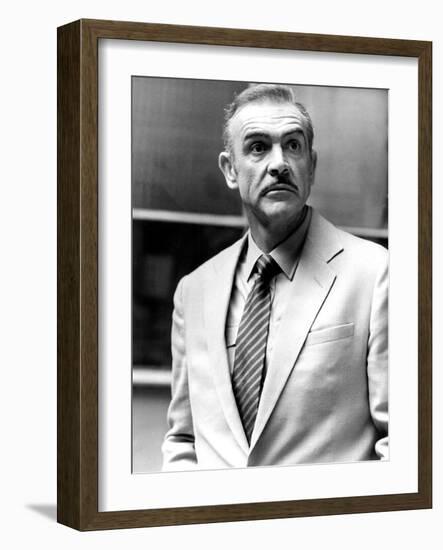 Sean Connery in Film Cuba-Associated Newspapers-Framed Photo