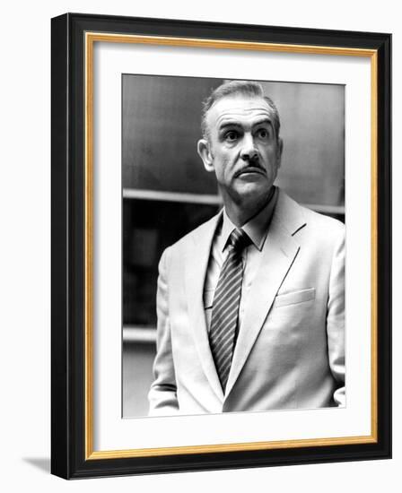 Sean Connery in Film Cuba-Associated Newspapers-Framed Photo