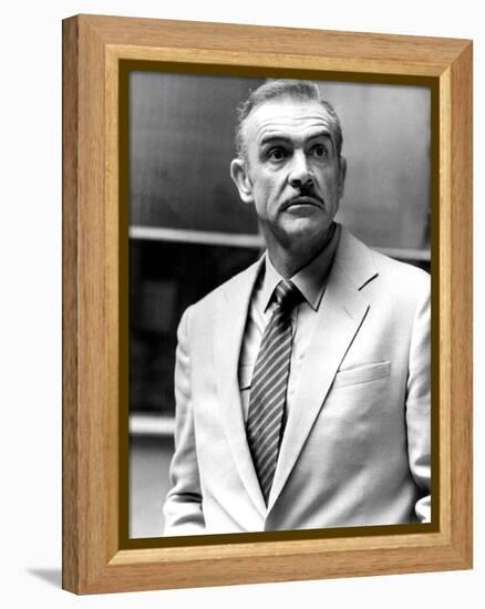 Sean Connery in Film Cuba-Associated Newspapers-Framed Stretched Canvas