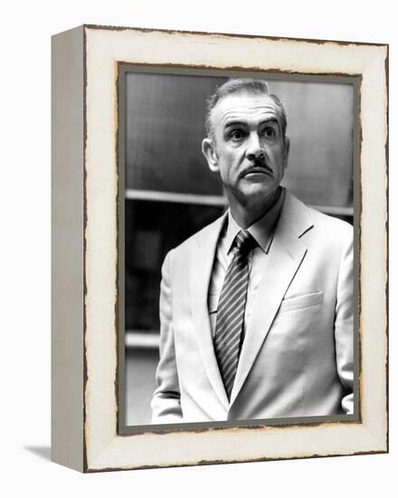 Sean Connery in Film Cuba-Associated Newspapers-Framed Stretched Canvas