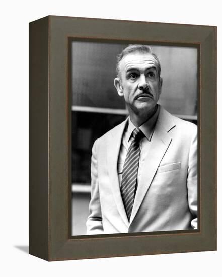 Sean Connery in Film Cuba-Associated Newspapers-Framed Stretched Canvas