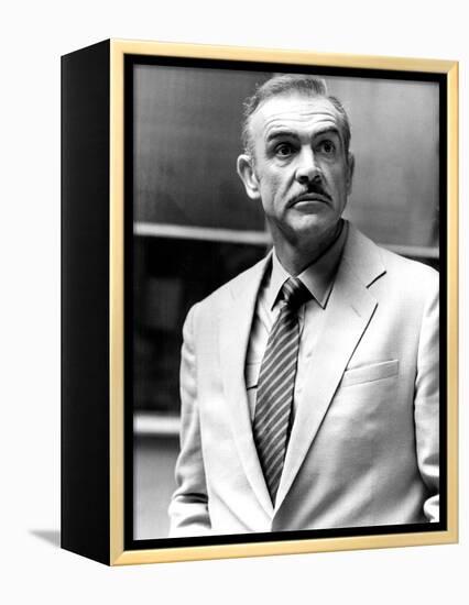 Sean Connery in Film Cuba-Associated Newspapers-Framed Stretched Canvas