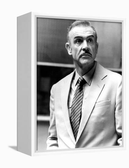 Sean Connery in Film Cuba-Associated Newspapers-Framed Stretched Canvas