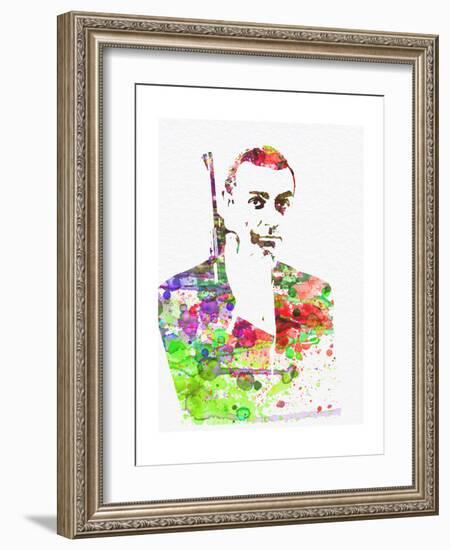 Sean Connery-NaxArt-Framed Art Print