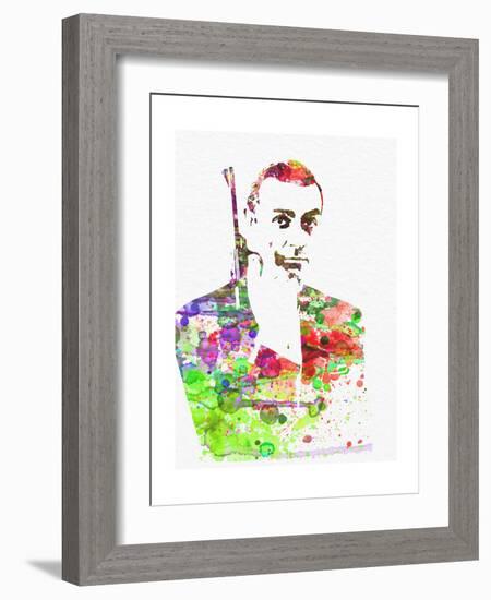 Sean Connery-NaxArt-Framed Art Print