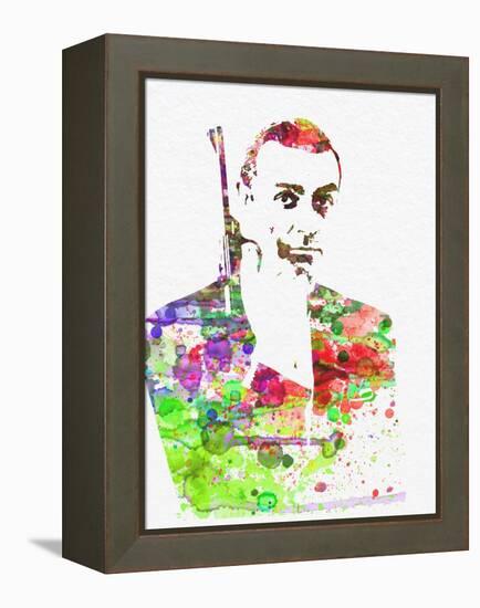 Sean Connery-NaxArt-Framed Stretched Canvas