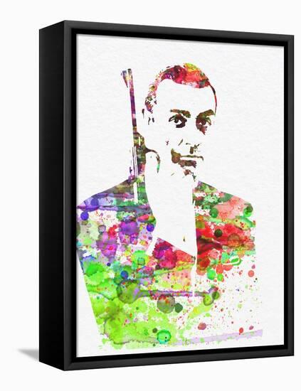 Sean Connery-NaxArt-Framed Stretched Canvas