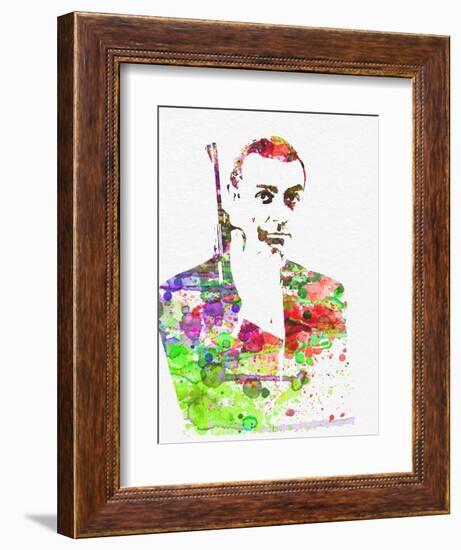 Sean Connery-NaxArt-Framed Art Print