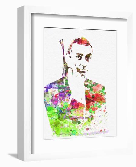 Sean Connery-NaxArt-Framed Art Print