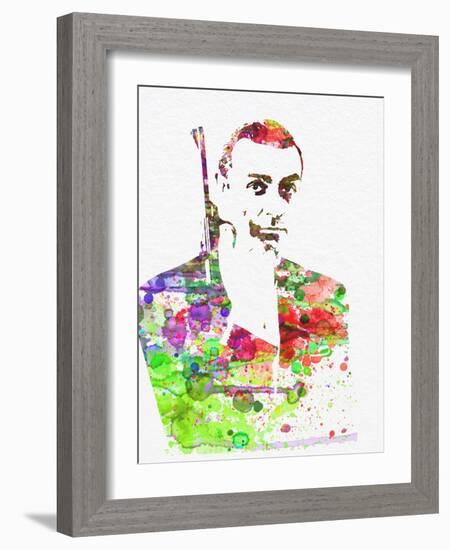 Sean Connery-NaxArt-Framed Art Print