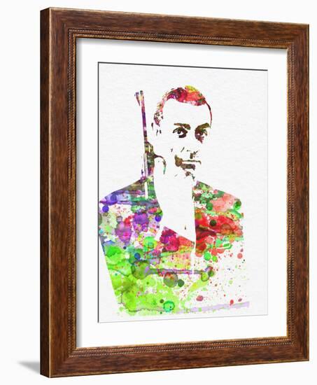 Sean Connery-NaxArt-Framed Art Print