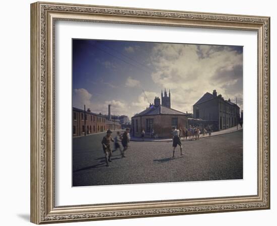 Sean O'Casey's Boyhood Home at 18 Abercorn Road-Gjon Mili-Framed Photographic Print