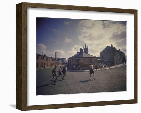 Sean O'Casey's Boyhood Home at 18 Abercorn Road-Gjon Mili-Framed Photographic Print