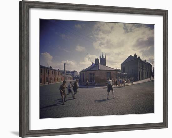 Sean O'Casey's Boyhood Home at 18 Abercorn Road-Gjon Mili-Framed Photographic Print