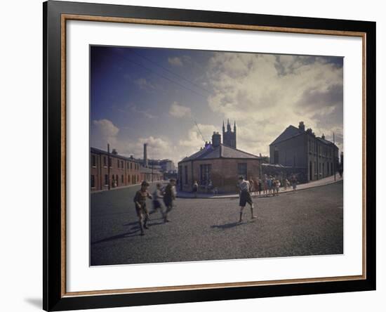 Sean O'Casey's Boyhood Home at 18 Abercorn Road-Gjon Mili-Framed Photographic Print