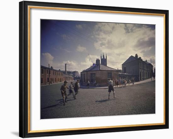 Sean O'Casey's Boyhood Home at 18 Abercorn Road-Gjon Mili-Framed Photographic Print