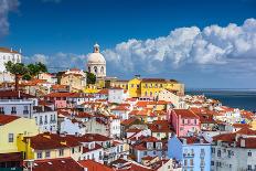 Lisbon, Portugal Twilight Cityscape at the Alfama District-Sean Pavone-Photographic Print