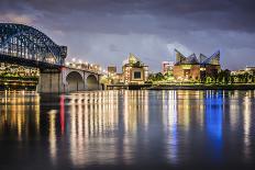 Chattanooga, Tennessee, USA Downtown across the Tennessee River.-SeanPavonePhoto-Photographic Print