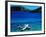 Seaplane in Water Between Yasawa and Sawa-I-Lau Islands, Fiji-Mark Daffey-Framed Photographic Print