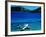 Seaplane in Water Between Yasawa and Sawa-I-Lau Islands, Fiji-Mark Daffey-Framed Photographic Print