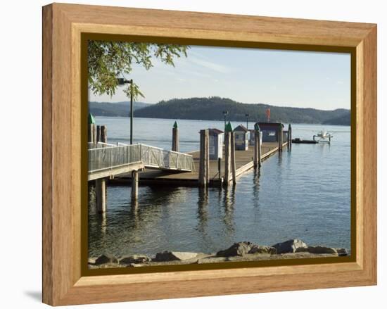 Seaplane Lake Station, Coeur d'Alene, Idaho, USA-Ethel Davies-Framed Premier Image Canvas