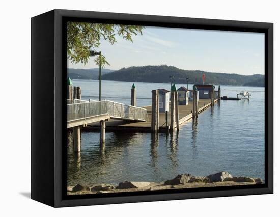 Seaplane Lake Station, Coeur d'Alene, Idaho, USA-Ethel Davies-Framed Premier Image Canvas