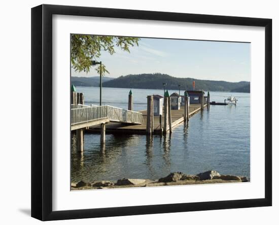 Seaplane Lake Station, Coeur d'Alene, Idaho, USA-Ethel Davies-Framed Photographic Print