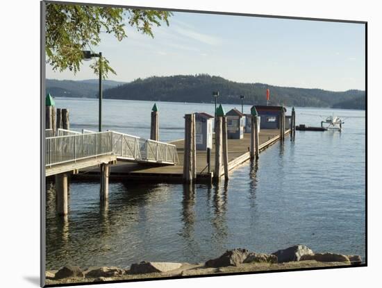 Seaplane Lake Station, Coeur d'Alene, Idaho, USA-Ethel Davies-Mounted Photographic Print