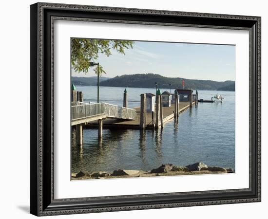 Seaplane Lake Station, Coeur d'Alene, Idaho, USA-Ethel Davies-Framed Photographic Print