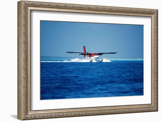 Seaplane Landing-Matthew Oldfield-Framed Photographic Print