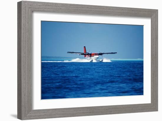 Seaplane Landing-Matthew Oldfield-Framed Photographic Print