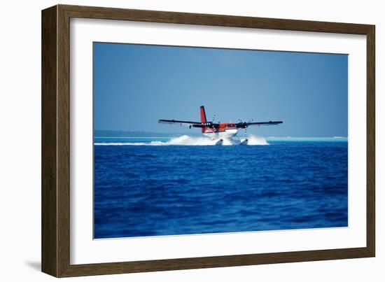 Seaplane Landing-Matthew Oldfield-Framed Photographic Print