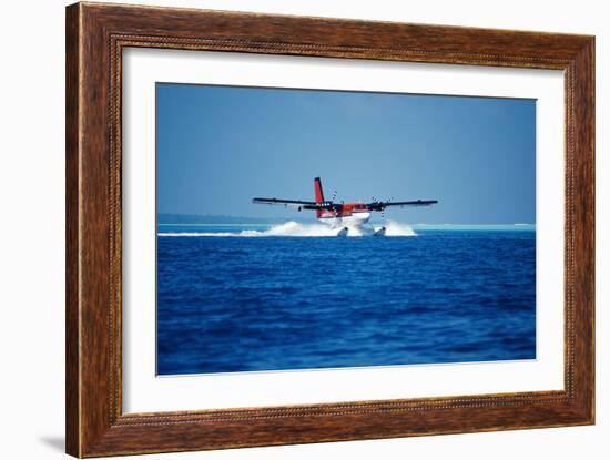 Seaplane Landing-Matthew Oldfield-Framed Photographic Print