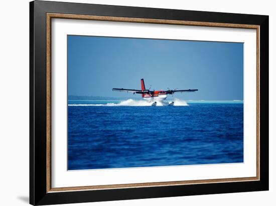 Seaplane Landing-Matthew Oldfield-Framed Photographic Print