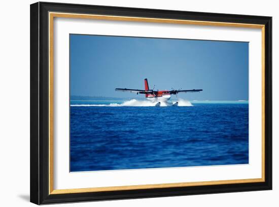 Seaplane Landing-Matthew Oldfield-Framed Photographic Print