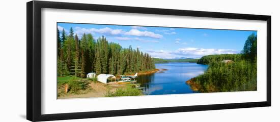 Seaplane on Talkeetna Lake, Alaska-null-Framed Photographic Print