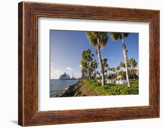 Seaport of Oranjestad Aruba-George Oze-Framed Photographic Print